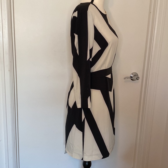 Armani Exchange 3/4 Sleeve Dress with Reversible Belt, 6 - Picture 5 of 14